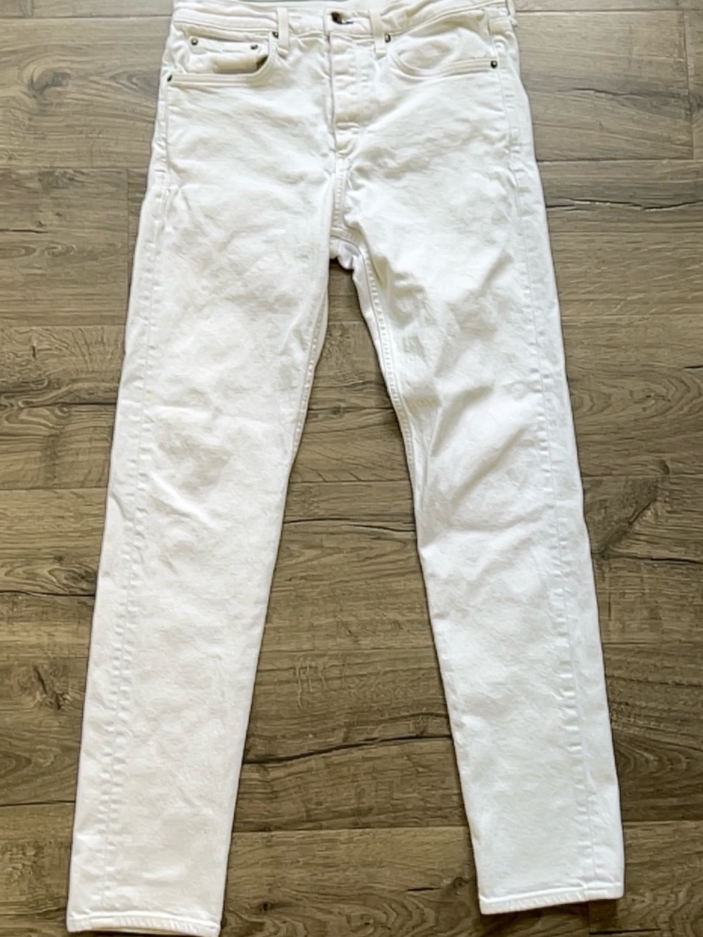 rag & bone White High Rise Skinny Jeans